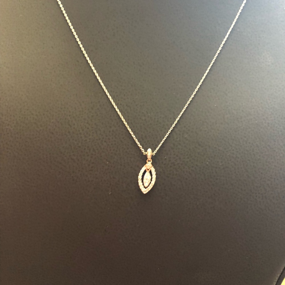 10k Gold Diamond Pendant